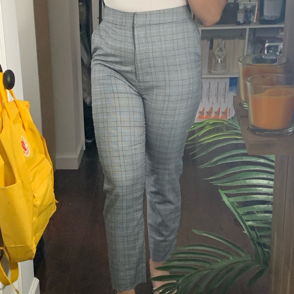 Plaid trousers